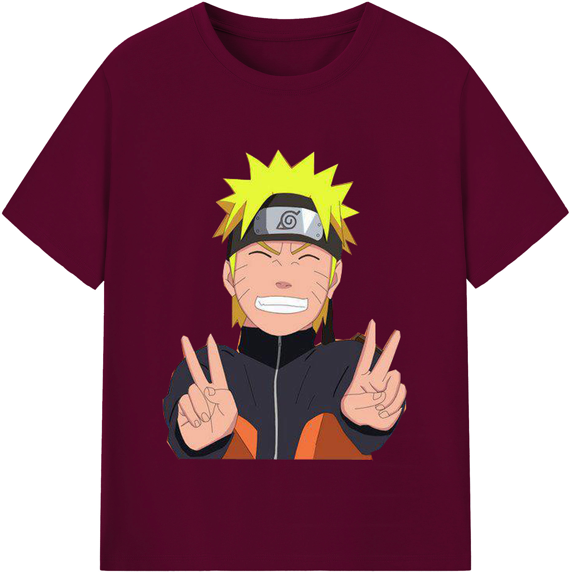 （画像用） NARUTO -ナルト- うずまき ナルト Uzumaki Naruto レディースカジュアルプリントTシャツ（綿100％）